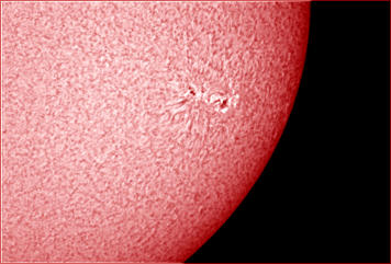 Sole- Coronado SolarMax 90/800 - Immagine di Ivan Codato e Roberto Cariolato