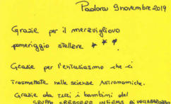 Lettera di ringraziamento